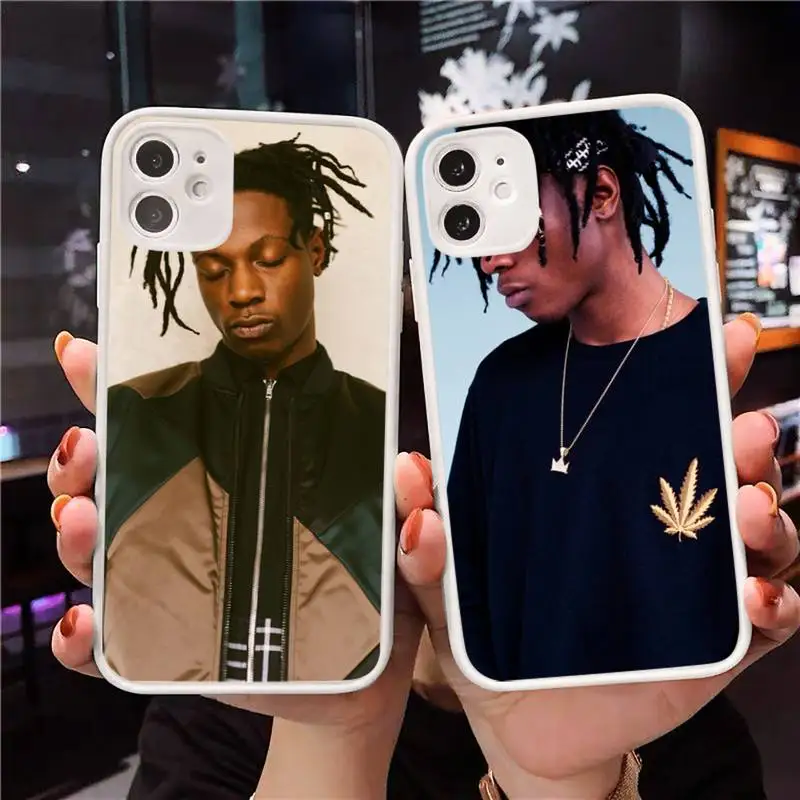 

joey badass Phone Case For iPhone 12 11 Mini Pro XR XS Max 7 8 Plus X Matte transparent White Cover