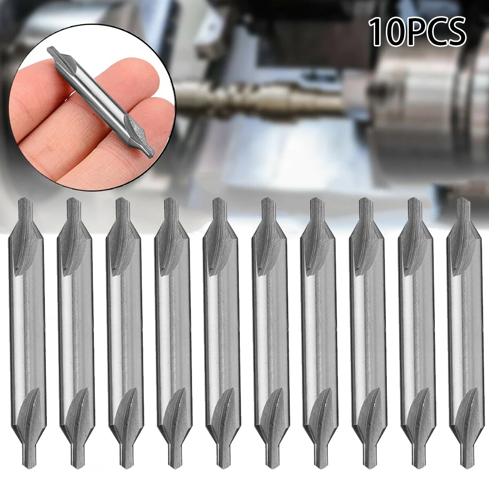 

10pcs Center Drill Bits 60 Degree HSS Center Spotting Drill Bit Combined Countersink Bits 2.5mm Practical