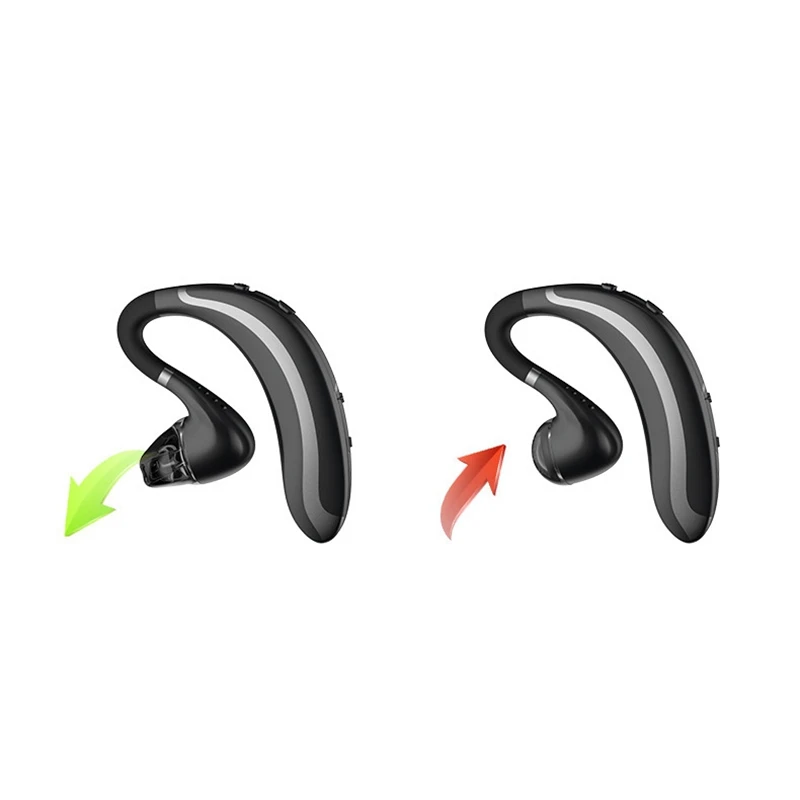 S108 деловая Bluetooth-гарнитура Беспроводные наушники с одним ухом Подвесные