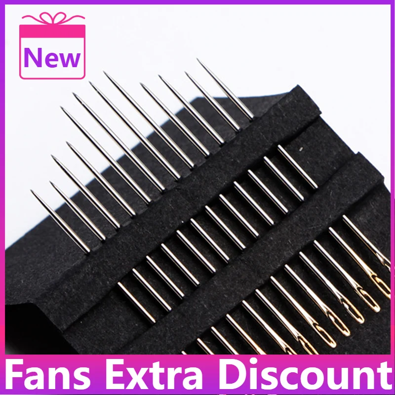 

2021 New Multi-size Side Opening Needles Blind Needle Sewing Stainless Steel High Quality Sewing Needle Darning DIY