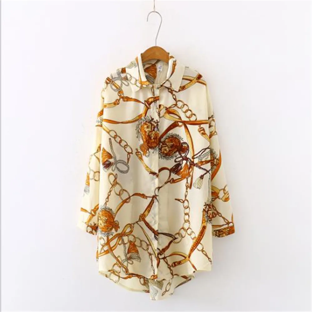 

Spring Summer Fashion casual oversized Women Blouses 2021 Spring chiffon Blouse sleeve Loose Tops Shirts