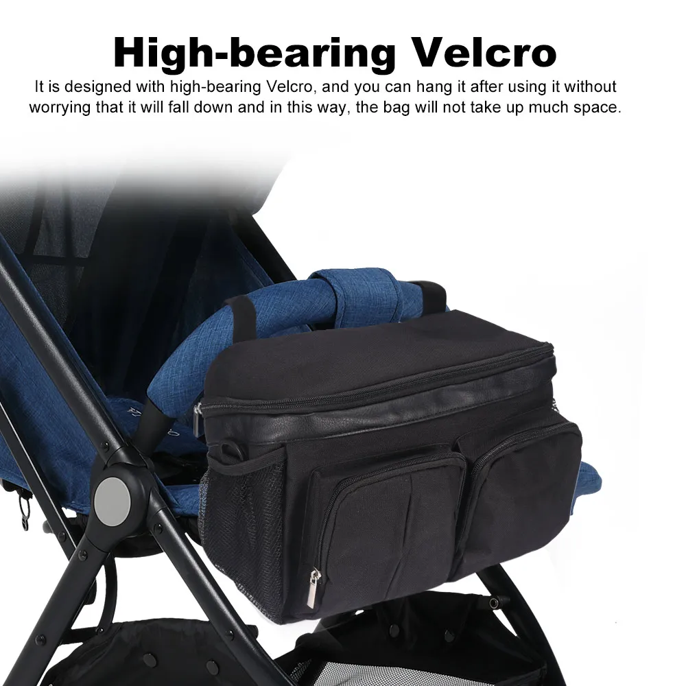 

Baby Diaper Nappy Changing Mummy Bag Infant Stroller Bag Multifunction Organiser Packet Wet Pack Wheelchair Pushchair Pram Pouch