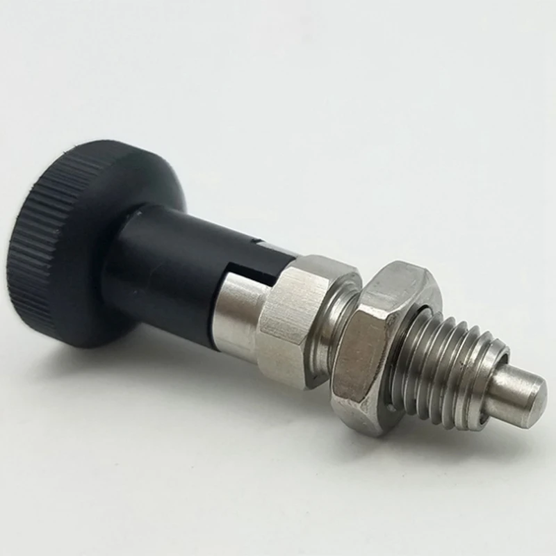 

M10 Stainless Steel Self Locking Index Plunger Pin With Self Locking Function For Dividing Head For Sophisticated Position Locat