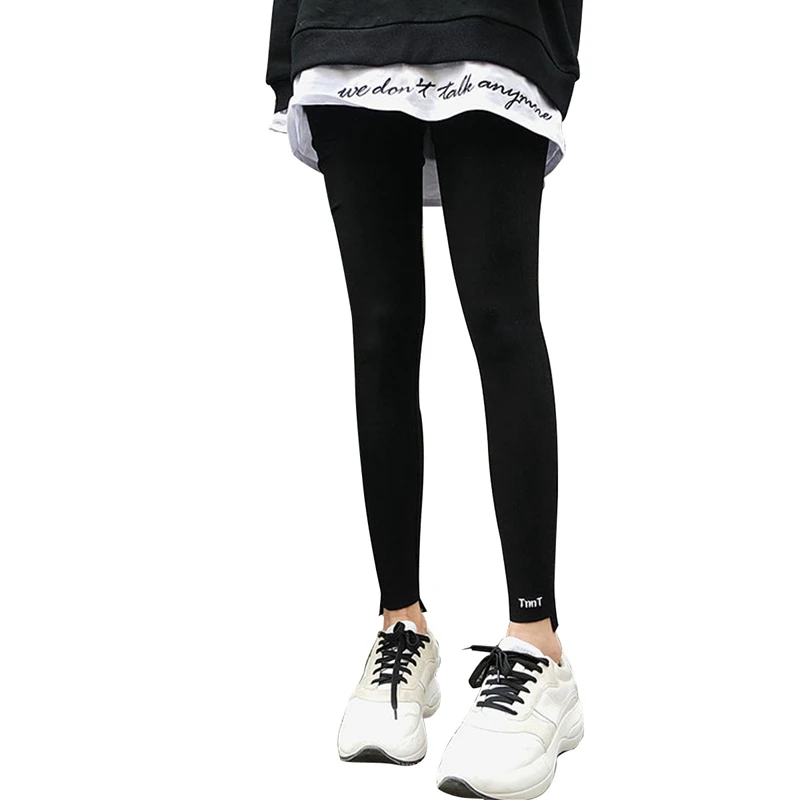 UNIFREE 2019 Осенний новое поступление быстро сохнущие леггинсы с надписями женская