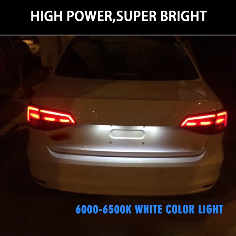 12V светодиодный задний фонарь номер номерной знак светильник лампы для Toyota Corolla