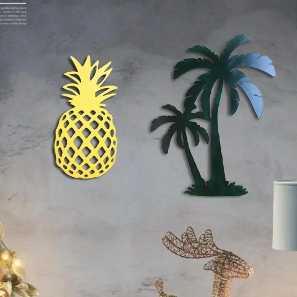

Delicate Minimalistic Pineapple Coconut Tree Wall Hanging Decor for Room