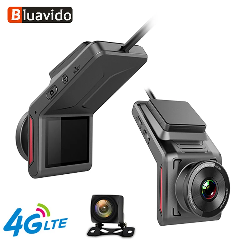 

Bluavido A018 4G mini hidden dash camera for Car Fleet management GPS tracking function two cams recording FHD1080P WIFI hotspot