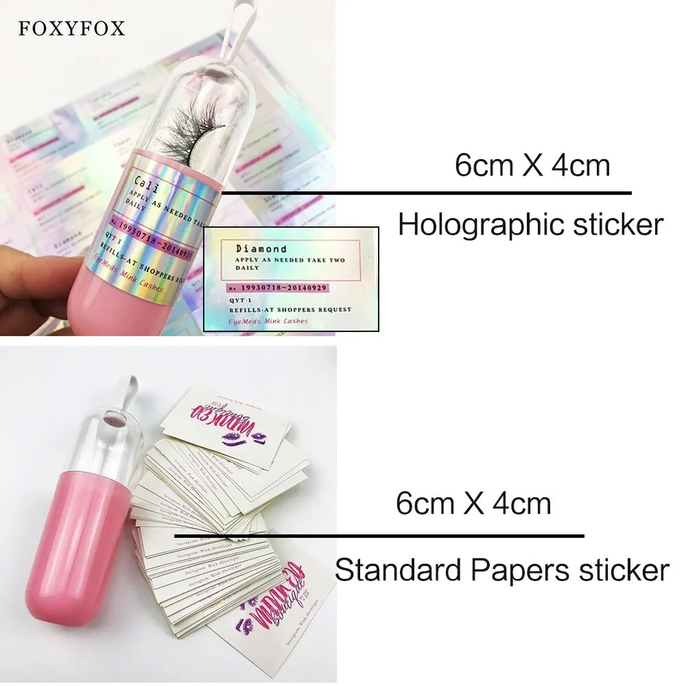 FOXYFOX пользовательская коробка для ресниц упаковки Пользовательский логотип