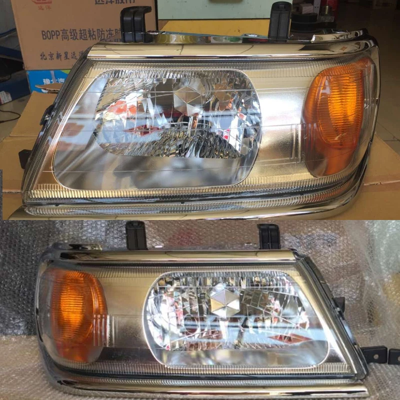 Для mitsubishi sport pajero 2002-05 стеклянный корпус для передней фары прозрачная крышка