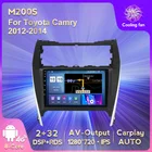 Автомагнитола DSP, Android 11, GPS-навигатор для Toyota Camry 2012, 2013, 2014, мультимедийный плеер, поддержка carplay, DVR, OBD, TPMS, DAB