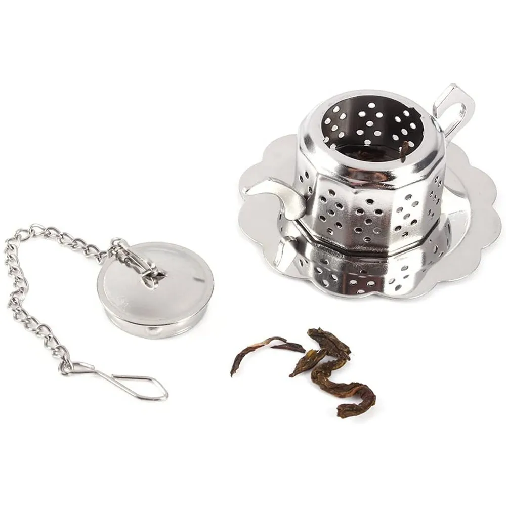 

New hot Stainless Steel Loose Leaf Tea Infuser Herbal Spice Infuser Desktop decoration tea maker Special tools for drinking tea