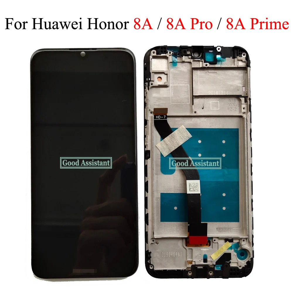 Оригинальный 6 1 дюймов для Huawei Honor 8A / pro Prime JAT LX1 ЖК дисплей сенсорный экран