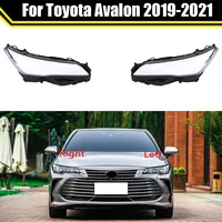 car front headlight glass headlamp transparent lampshade lampcover lamp shell auto lens cover for toyota avalon 2019 2020 2021