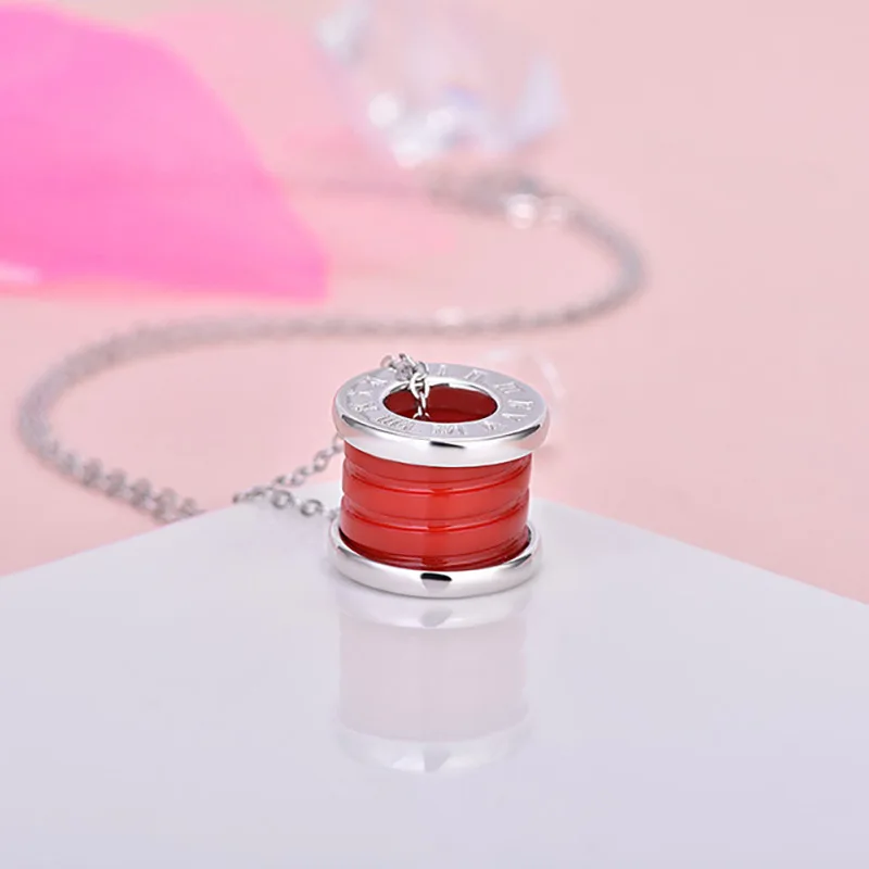 Римское цифровое ожерелье подвеска колье керамическая цепочка украшения и