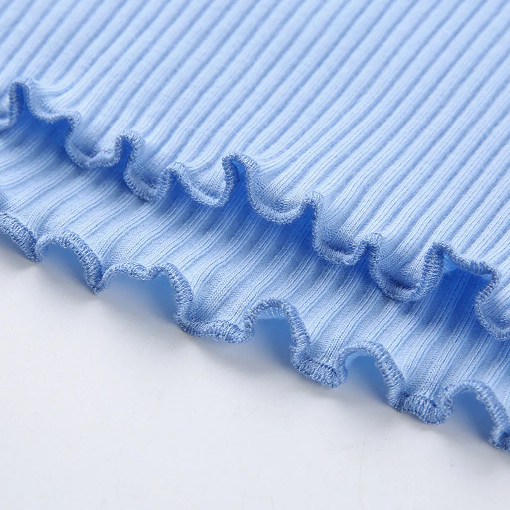 Ребристый хлопковый жилет с вышивкой вишни милый короткий летний топ без рукавов