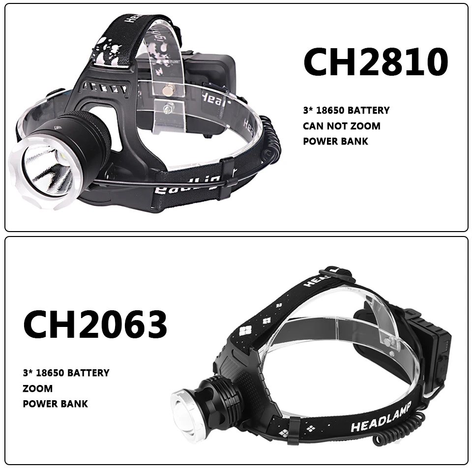 XHP70.2 CH2810 32 Вт Мощный светодиодный налобный фонарь zoom головной светильник XHP70 светодиодный налобный фонарь для велосипеда светильник