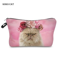 koko cat multifunction women cosmetic organizer bag waterproof ladies makeup bag fashion beauty bag female toiletry pack