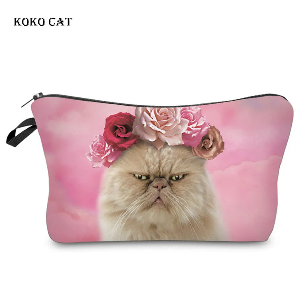 Koko cat многофункциональная Женская косметическая сумка Органайзер