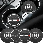 Автомобильный коврик для чашки нескользящий коврик для Volkswagen Scirocco Bora Golf ПАССАТ шаран Amarok CC Touareg аксессуары для интерьера автомобиля