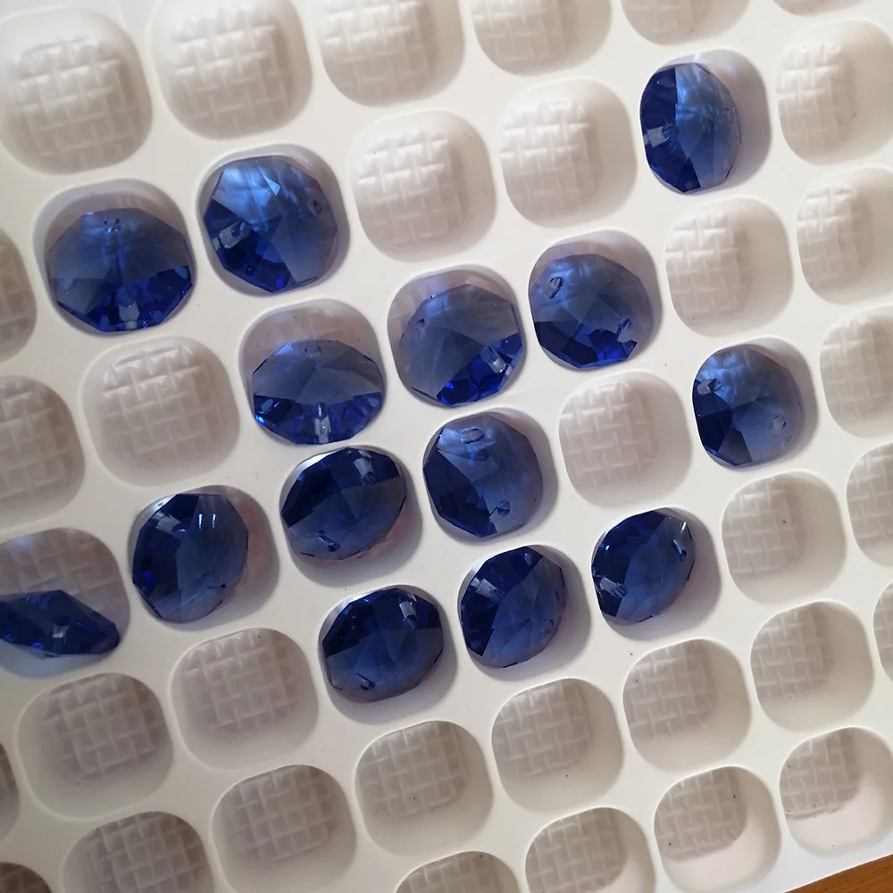 

Прозрачные Восьмиугольные бусины Camal, 10 шт., 20 цветов, 14 мм, 2 отверстия, для люстры, лампы-гирлянды, детали для занавесок, крафтовое украшение «сделай сам»