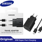 Оригинальное зарядное устройство Samsung S21 S20 5G 25 Вт, супер быстрая зарядка Usb Type C Pd PPS, быстрая зарядка ЕС для Galaxy Note 20 Ultra 10