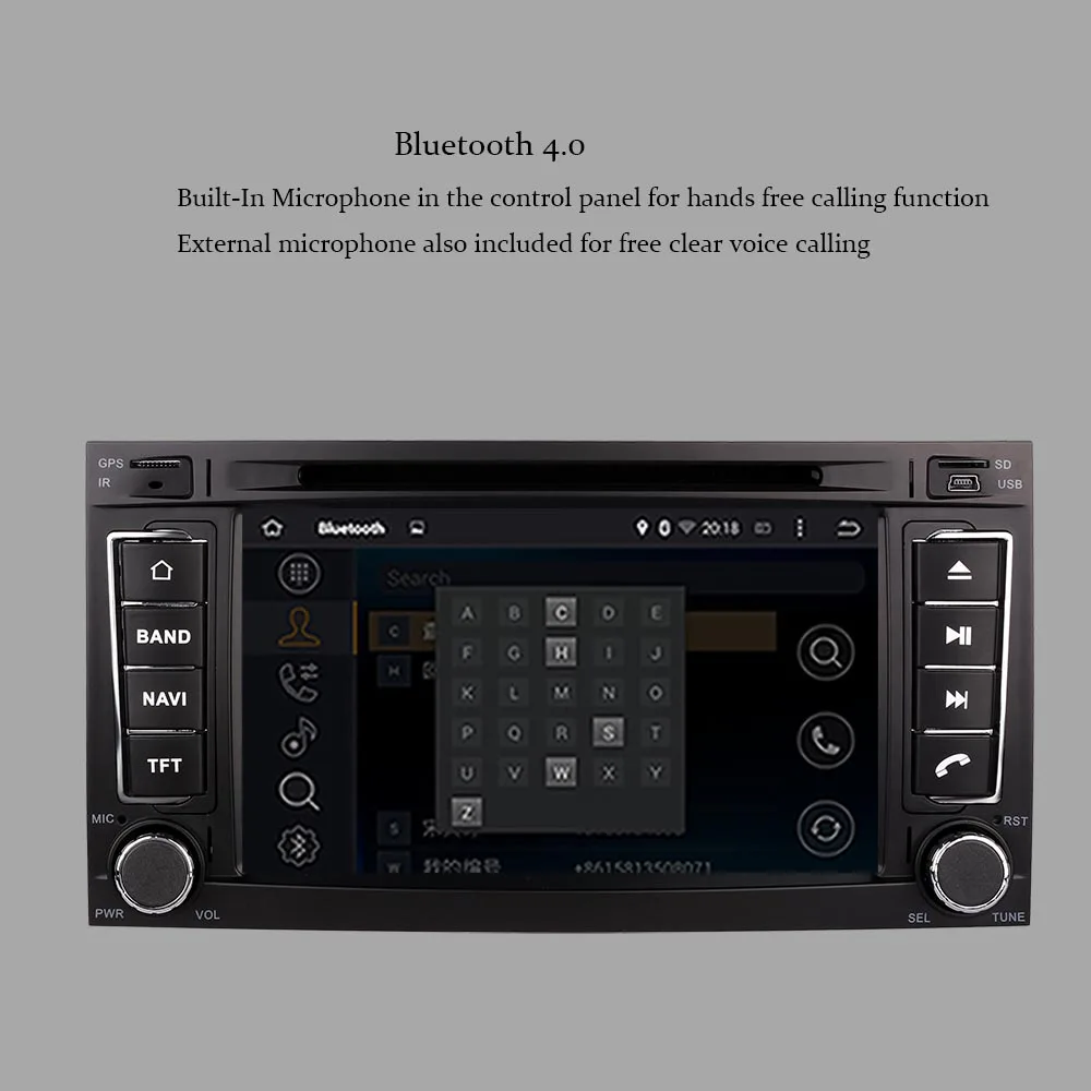 Автомобильный GPS-навигатор на Android 10 0 для V W Touareg T5 2004-2009 мультифургон