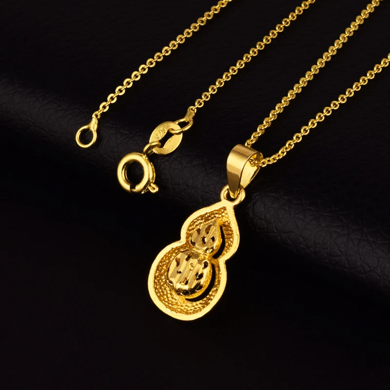 Женская позолоченная цепочка ювелирное изделие кулон в виде тыквы блестящее