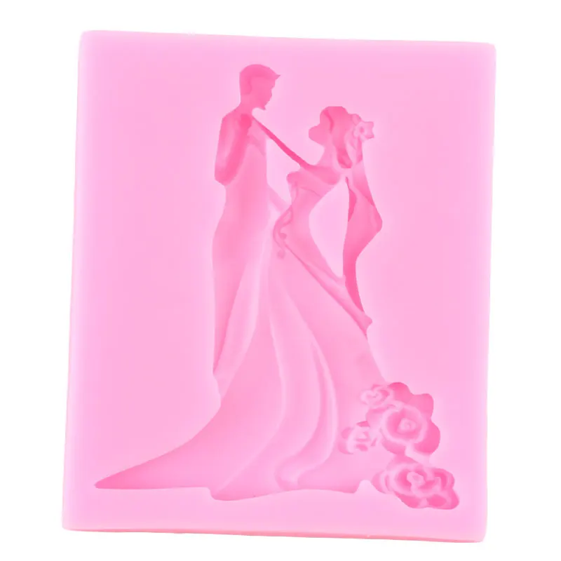 Свадебные силиконовые формы для невесты и жениха|Пресс глины| |