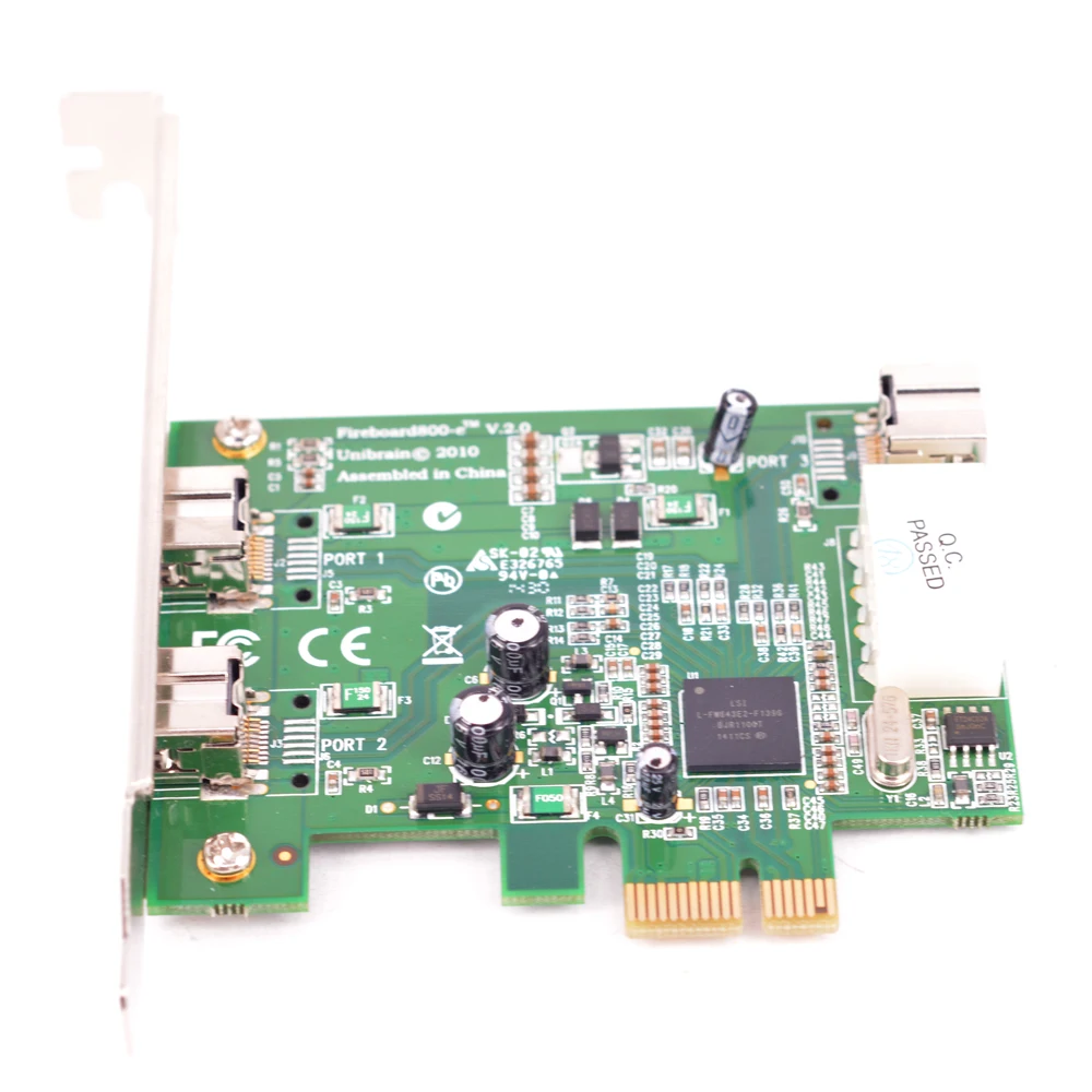 

2 + 1 порта 1394B PCI-e карта внешняя Firewire 800 IEEE 3 порта 1394 b PCI express PCIe для цифровой камеры 1394B до 1394A кабель