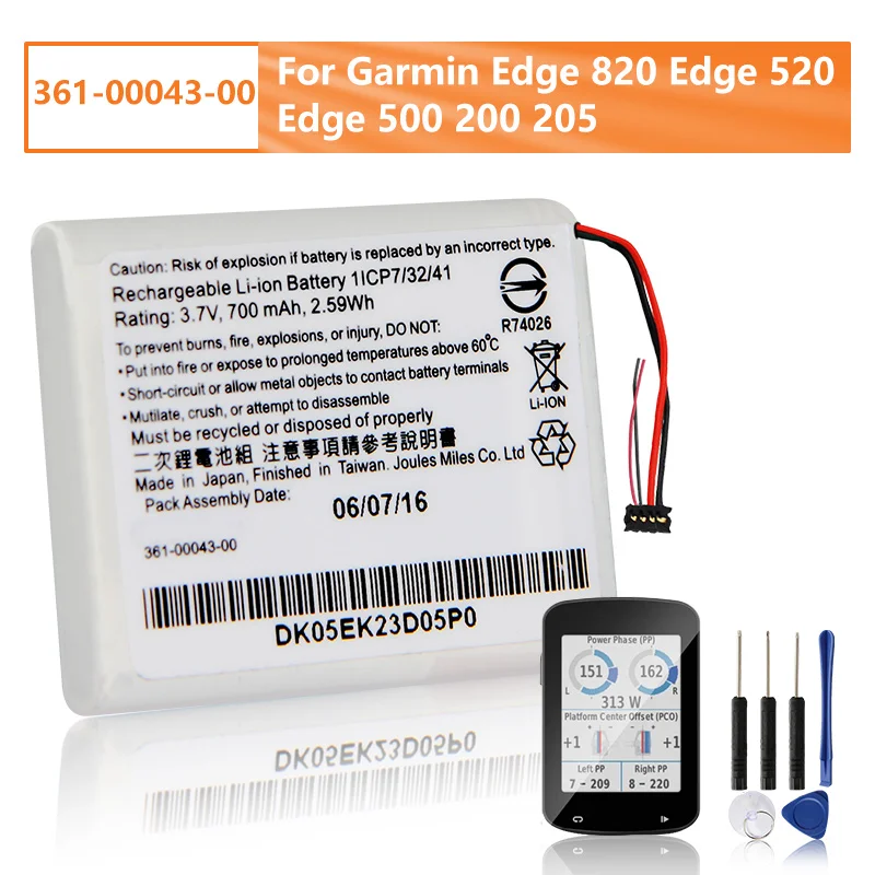 Vervanging Batterij 361-00043-00 Voor Garmin Edge 820 Edge 500 200 205 Edge820 Gps Garmin edge 520 Plus Batterij AliExpress Mobiele telefoons & telecommunicatie