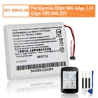 Оригинальная запасная батарея 361-00043-00 для Garmin Edge 820 Edge 520 Edge 500 200 205 Edge820 GPS Garmin Edge 520 Plus