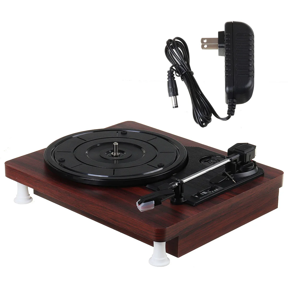 Ретро плеер стерео 33 45 78 об/мин LP три скорости виниловая запись проигрыватель