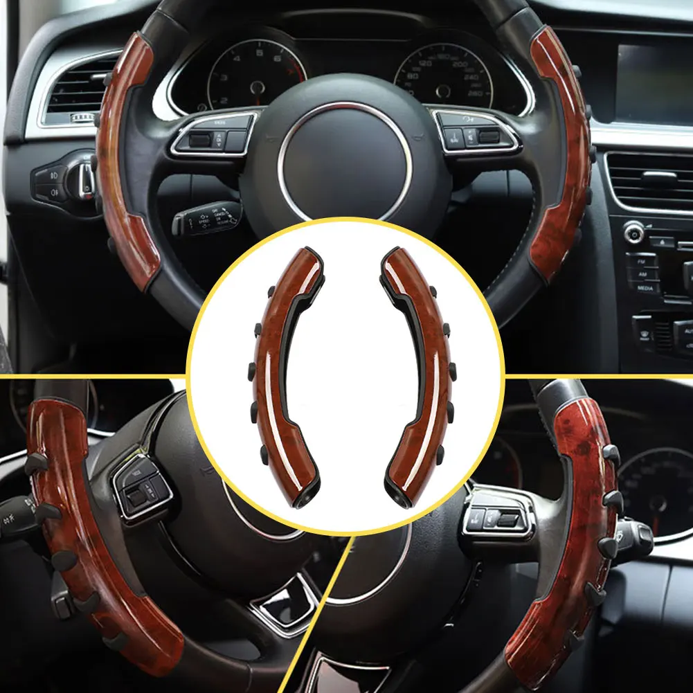 

Universal Car Accessories All Season Styling Durable Steering Wheel Cover Auto With Spinner Knob Anti Slip Silicone Easy Install