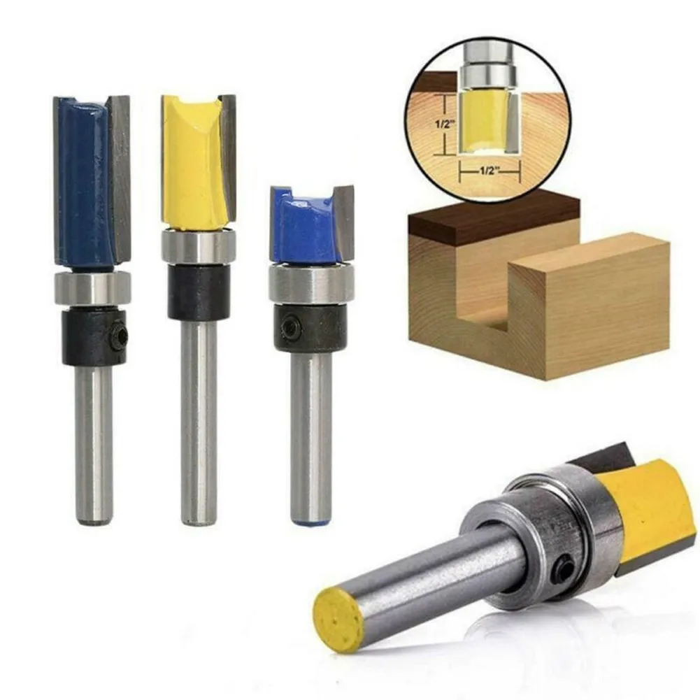 

1/4\" Shank Router Bit Carbide For Wood Acrylic Milling Cutter Pattern