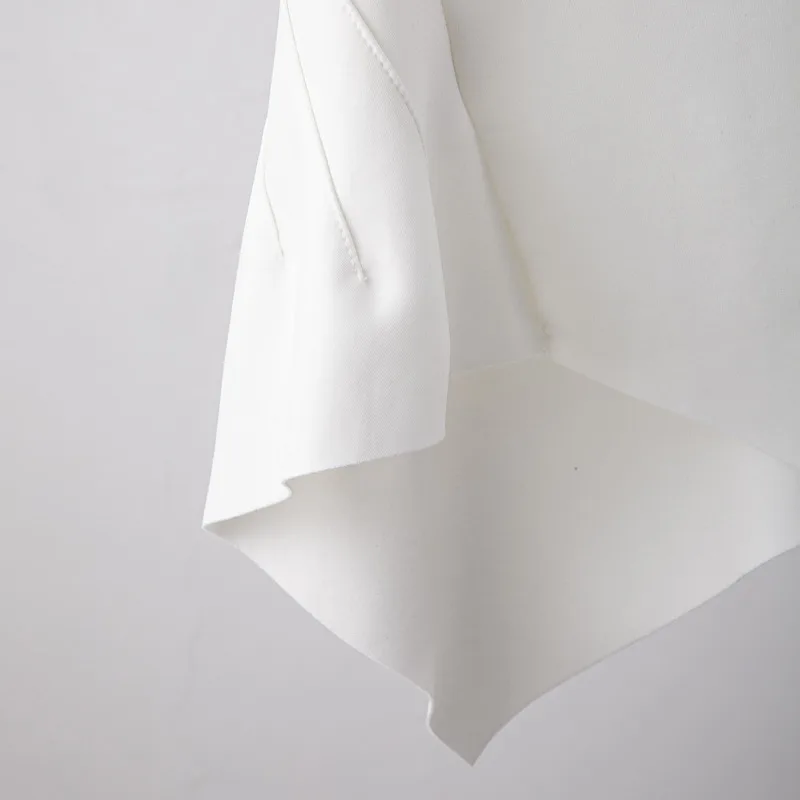 

2021 New Summer Fashion Women Clothes Round Neck Short Sleeves Asymmetrical White T-shirt Female Top Tide C962