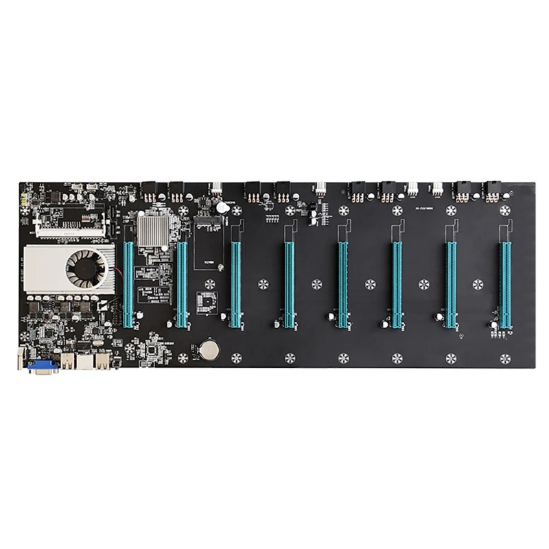 

BTC-S37 Miner Motherboard 8 Card Slot with 4GB DDR3 SODIMM 128GB mSATA SSD 8PIN Dropshipping