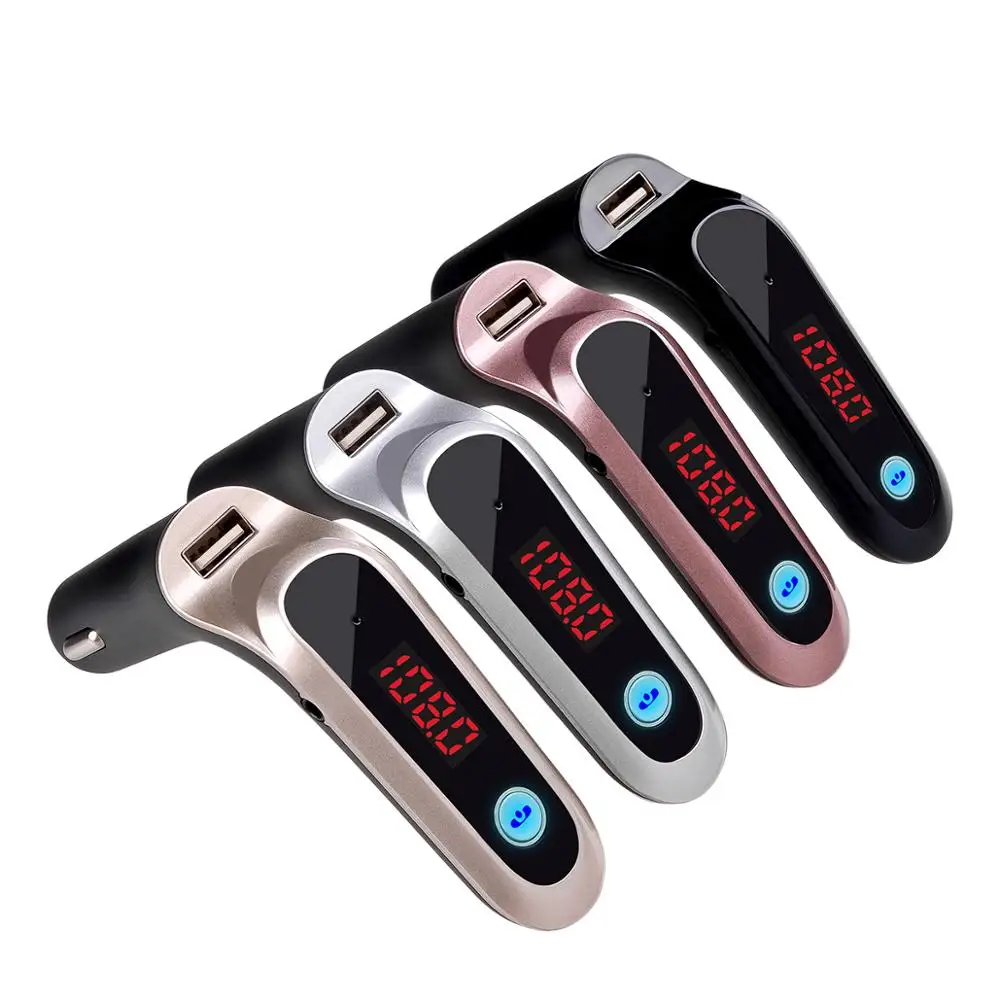 USB TF карта с поддержкой зарядного устройства LCD гарнитура FM-передатчик MP3