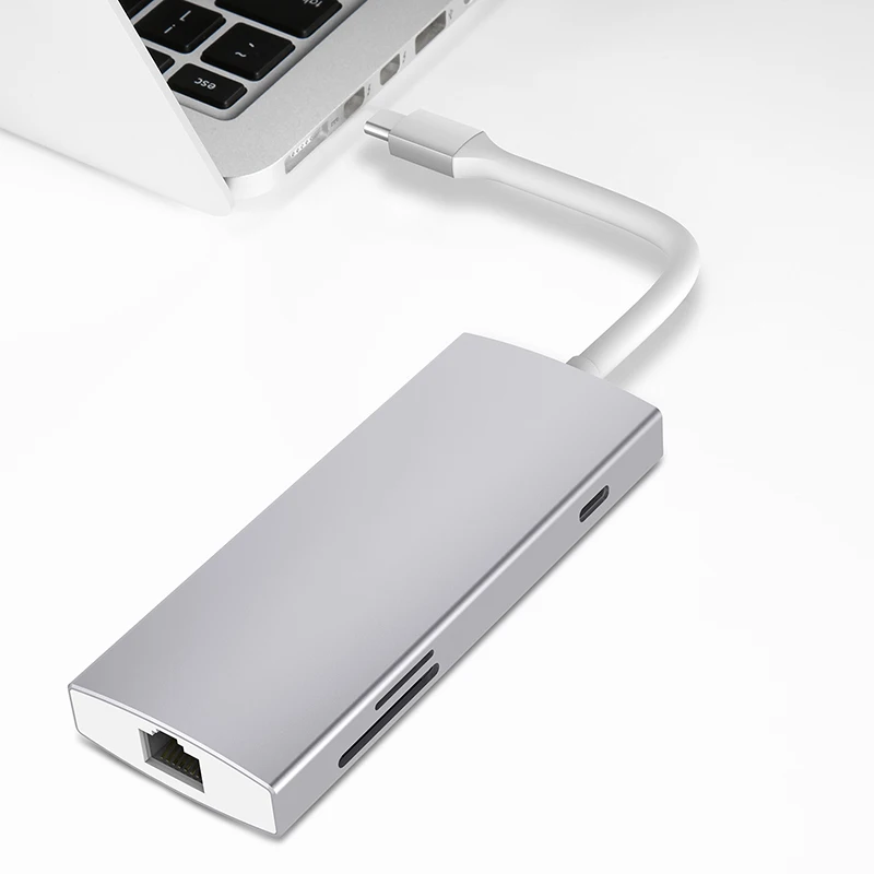 Кабель адаптер USB Type c на HDMI RJ45 SD TF карту 3 0 PD док станция Thunderbolt концентратор C для