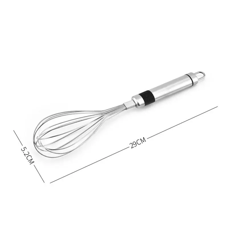 

6pcs Stainless Steel Egg Beater Whisk Set Spatula Shovel Tool Fruit Scoop Kitchen Baking Tool