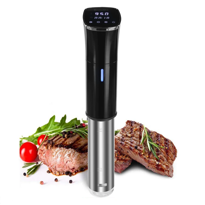 

Новый IPX7 Biolomix 2-го поколения водонепроницаемый Sous Vide погружной циркулятор вакуумная Медленная Плита с ЖК-цифровым точным управлением