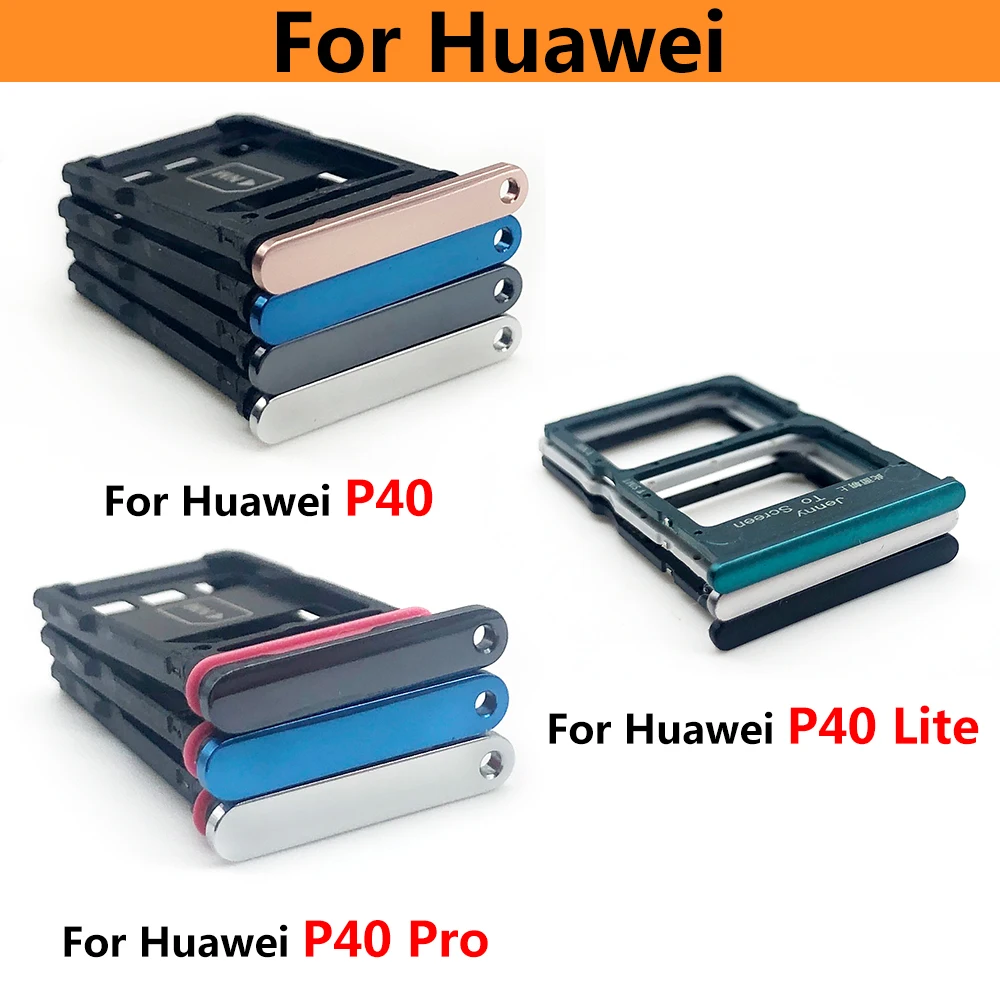 Новинка держатель Micro Nano SIM-карты лоток слота для микросхем адаптер гнездо Huawei P40