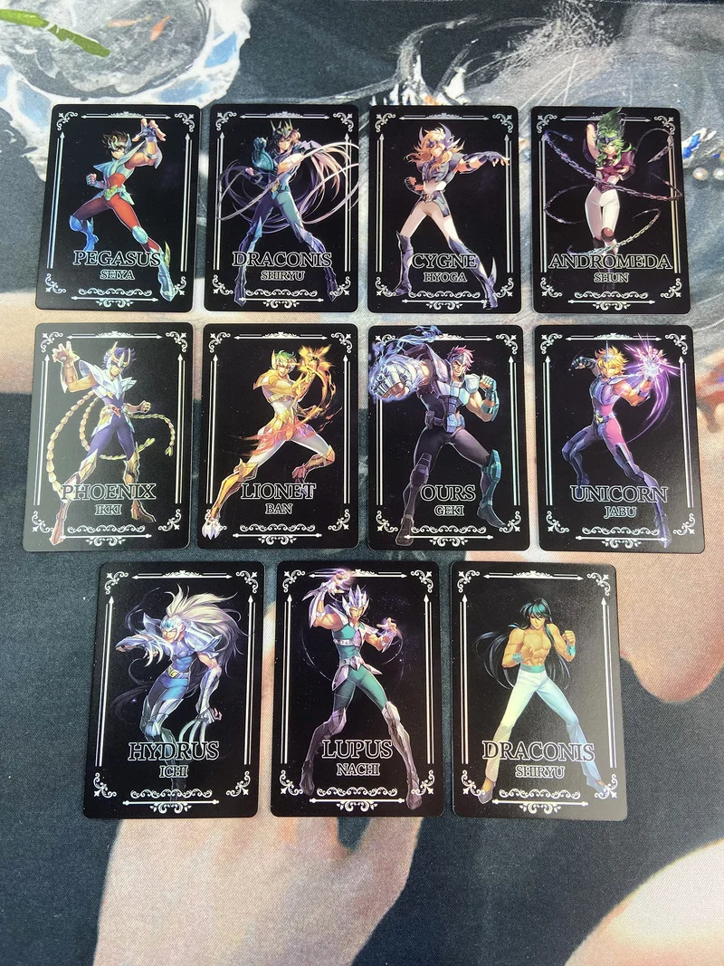 

11 шт./компл. Saint Seiya, бронзовая глава Redraw, сложный процесс, пять бронзовых сантиков, хобби, коллекционные предметы