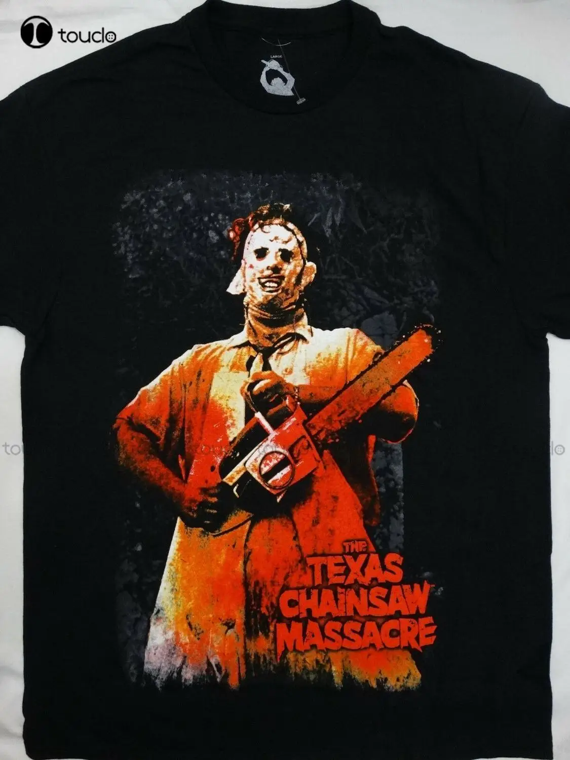 

Texas Chainsaw Massacre Leatherface Horror Movie T-Shirt Custom aldult Teen unisex digital printing Tee shirt fashion funny new