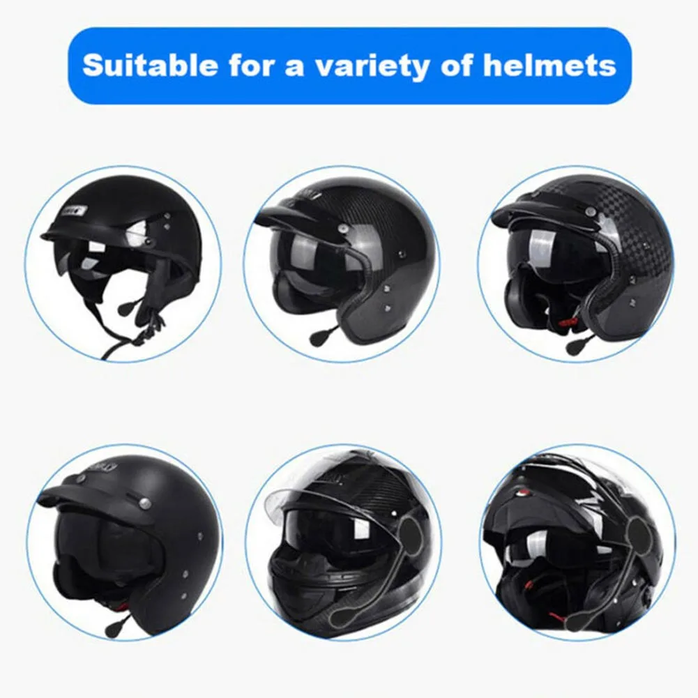 Гарнитура для шлема с поддержкой Bluetooth 5 0 и функцией подавления шума|Наушники