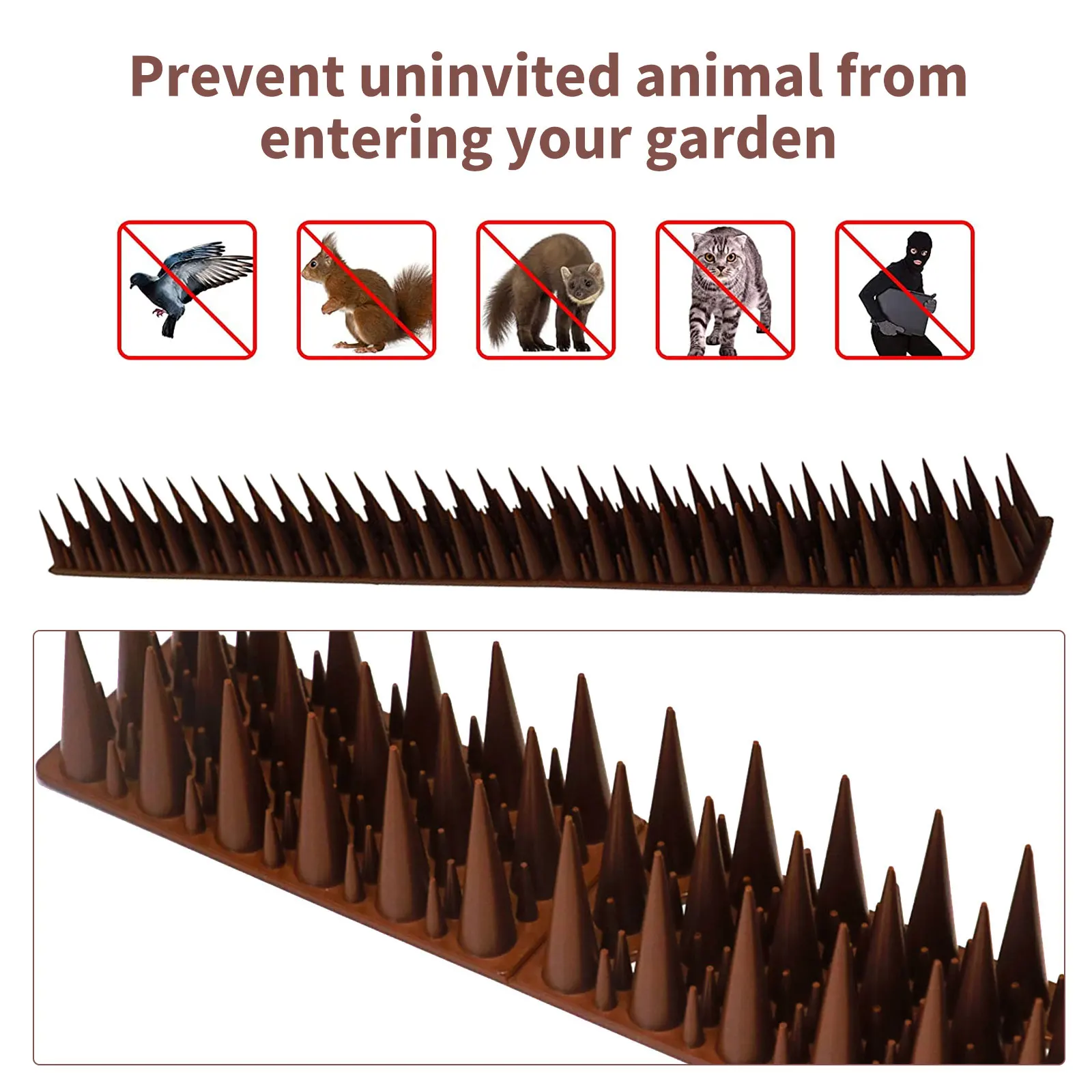 

Шипы для защиты от птиц и забора Отпугиватель кошек, 12 шт./упаковка