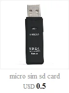 Micro sim sd кард-ридер usb 3,0 кардридер Micro usb-хаб комбо 2,0 3 порта кард-ридер высокоскоростной Мульти USB разветвитель