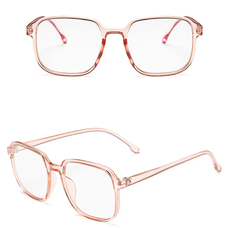 Антибликовыми свойствами светильник очки прозрачные квадратные оптические Оправа очков Для женщин