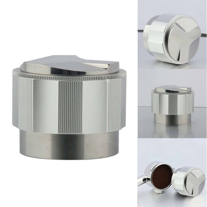 

Coffee Distributor & Tamper Dual Head Stainless Steel Coffee Tamper Professional Espresso Distributor Leveler Tool 2021
