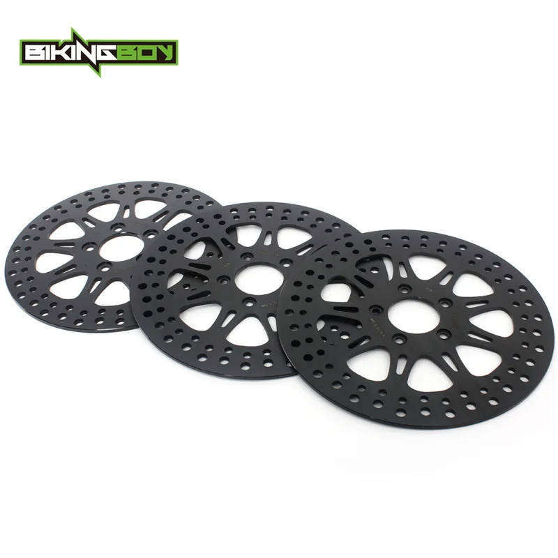 

BIKINGBOY Front Rear Brake Disks Discs Rotors Road King FLHR FLHRC FLHTC Electra Glide Classic FLHTK FLHX FLTRX 10 11 12 13