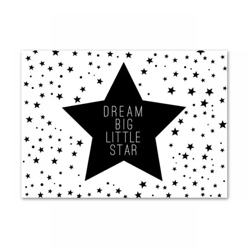 

Nordic Print Cartoon Panda Bear Rabbit Star Spotted Canvas Art Painting Kindergarten Home Decoration Wall Hanging Frameless